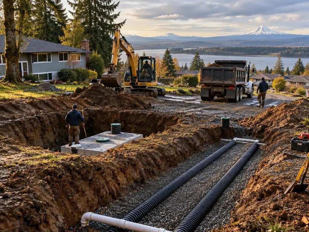 Septic Tank & Drainfield Digs in Vancouver, WA